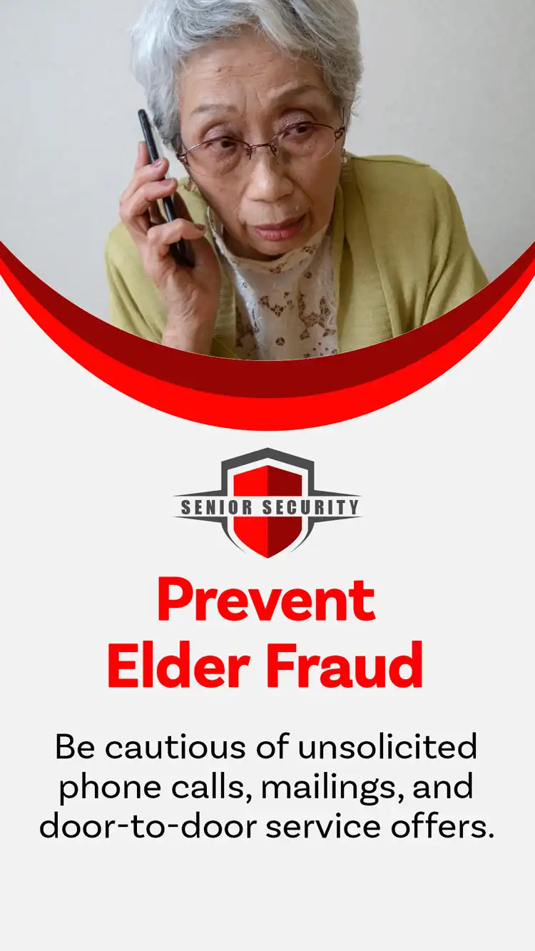 Elder Fraud  Be Cautious