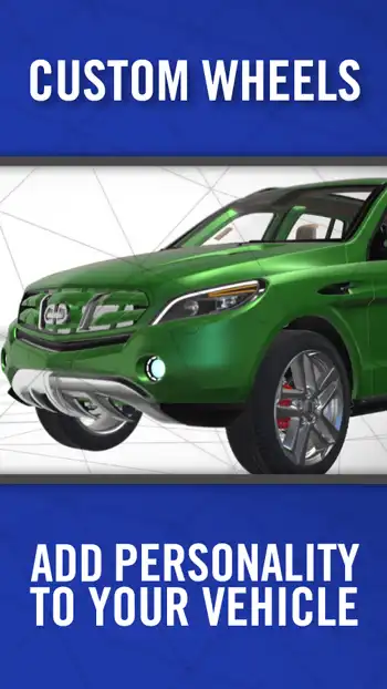 3 D BLUE  Custom Wheels