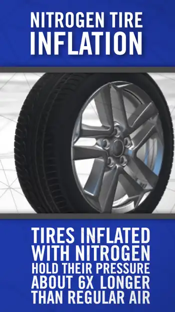 3 D BLUE  Nitrogen Tire Inflation