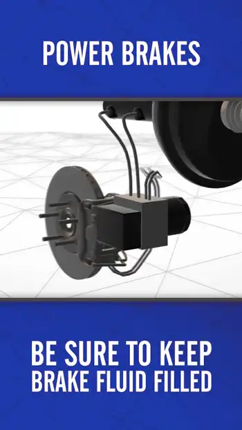 3 D BLUE  Power Brakes