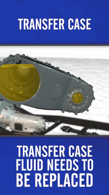 3 D BLUE  Transfer Case