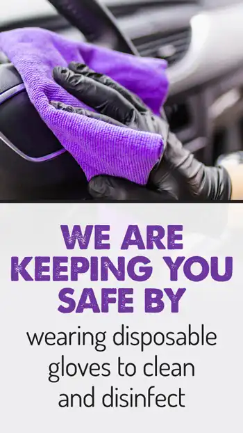 Coronavirus Precautions  Disposable Gloves