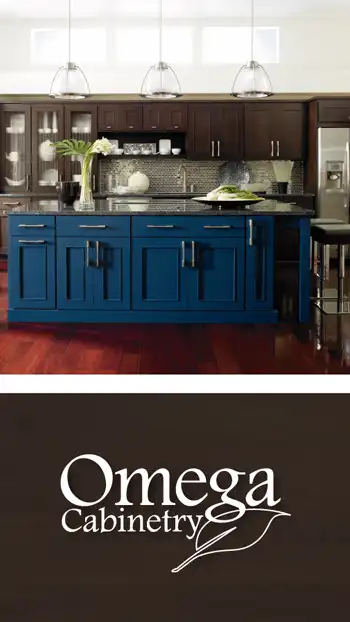 Omega Cabinets  Kitchen Blue