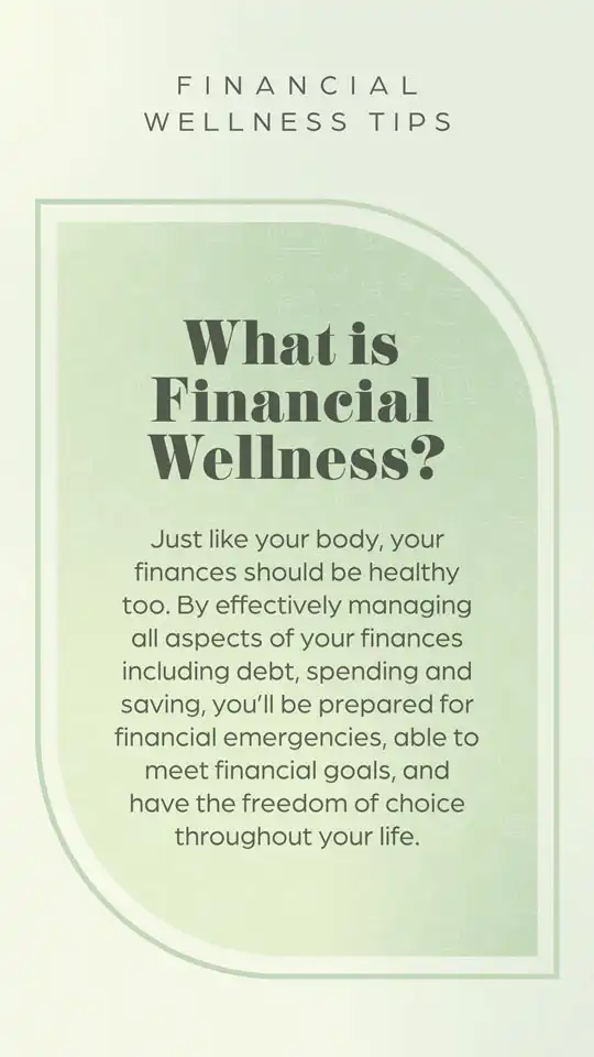 Financial Wellness Tips  What Is Financial Wellness