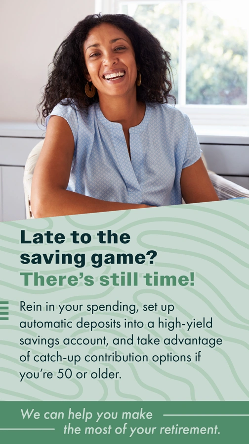 Retirementand Financing  Late Saving