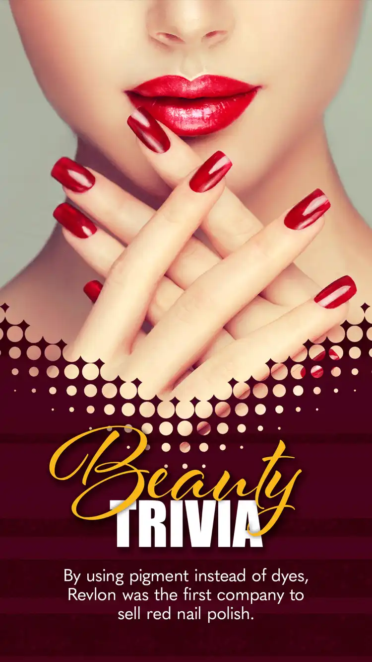 Beauty Trivia  Red Nail Polish