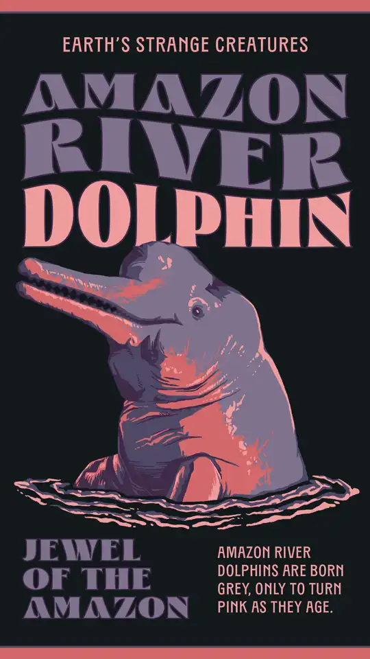 Earths Strange Creatures  Amazon River Dolphin