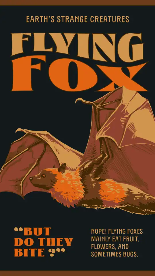 Earths Strange Creatures  Flying Fox