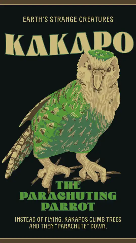 Earths Strange Creatures  Kakapo