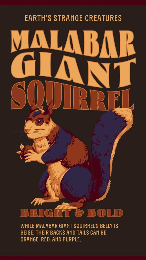 Earths Strange Creatures  Malabar Giant Squirrel