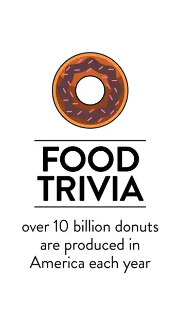 Food Trivia  Donuts 10 Billion