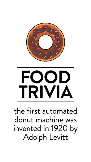 Food Trivia  Donuts Machine 1
