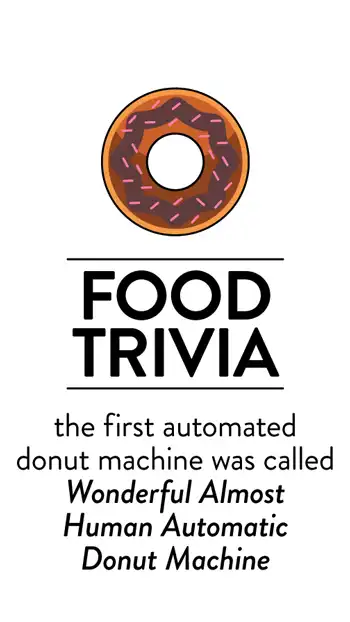 Food Trivia  Donuts Machine 2