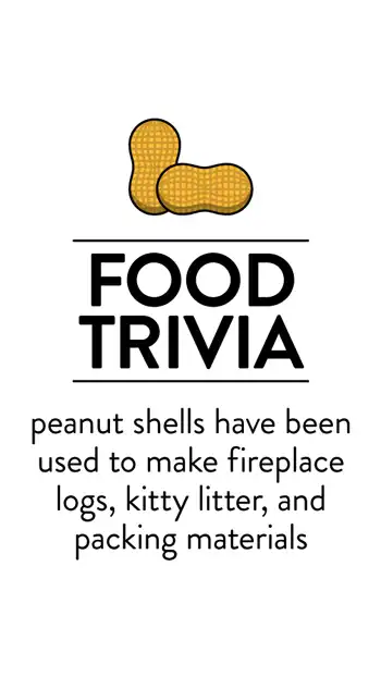 Food Trivia  Peanuts Shells