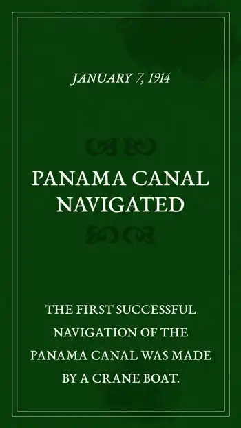 History Trivia  Panama Canal
