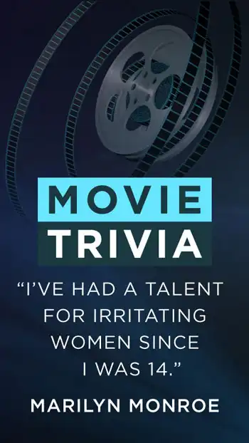 Movie Trivia  Marilyn Monroe Quote