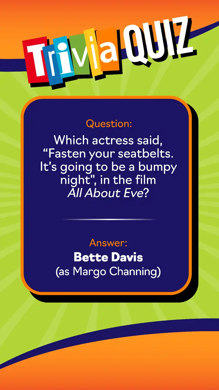 Trivia Quiz  Bette Davis