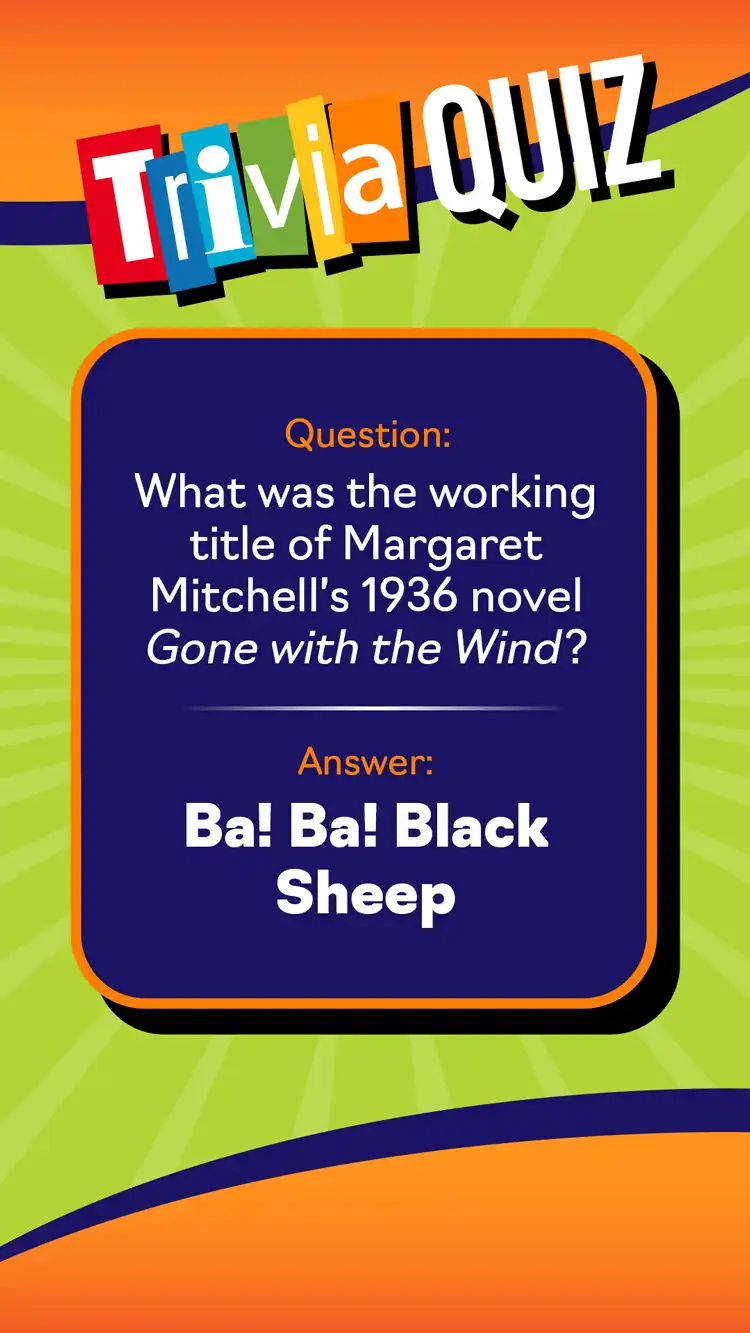 Trivia Quiz  Black Sheep