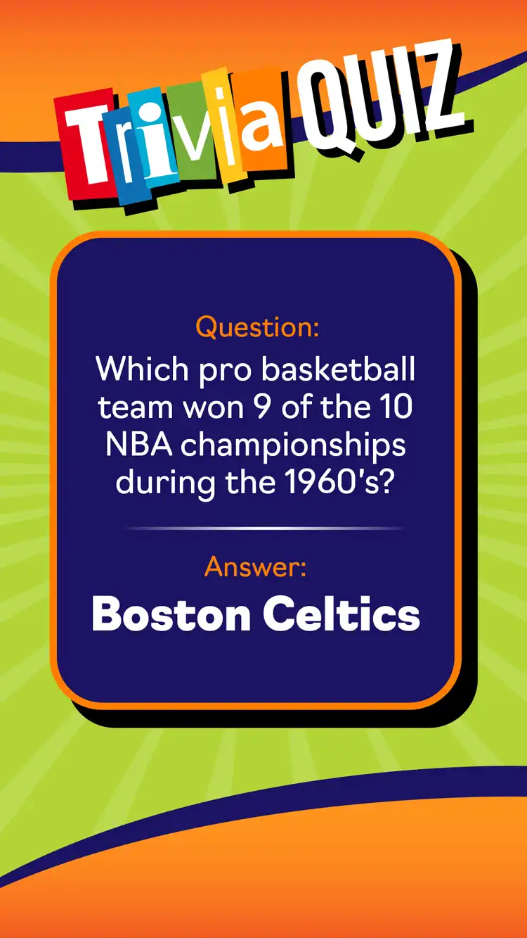 Trivia Quiz  Boston Celtics
