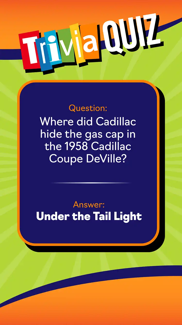 Trivia Quiz  Cadillac
