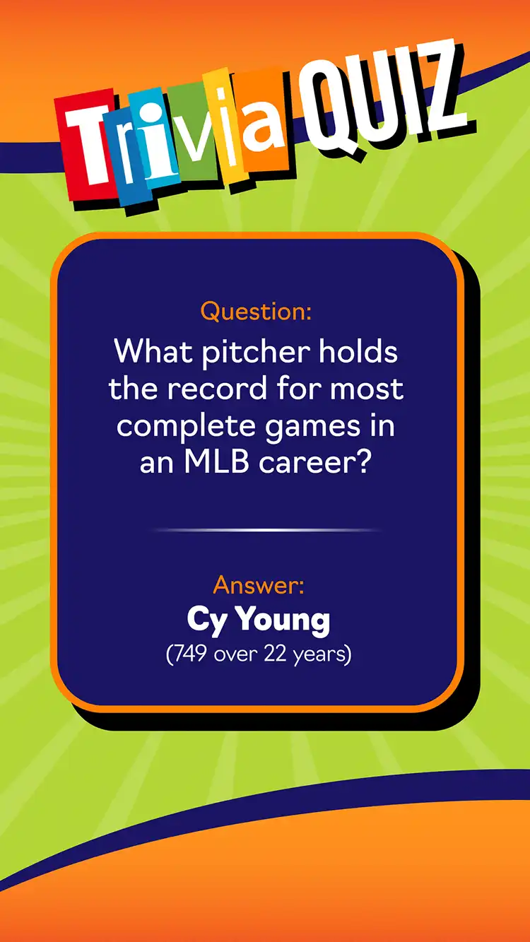 Trivia Quiz  Cy Young