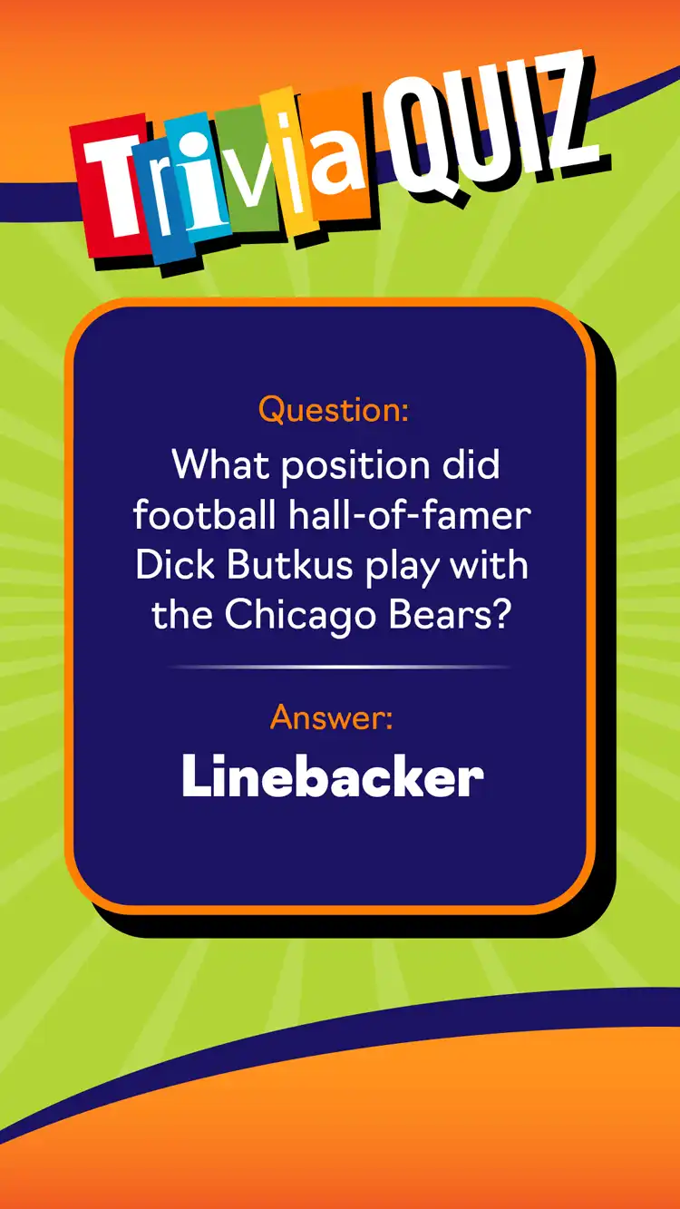 Trivia Quiz  Dick Butkus
