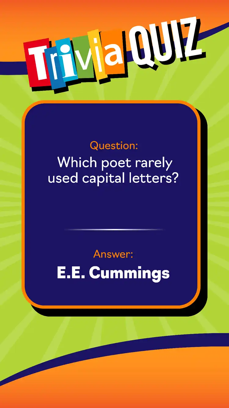 Trivia Quiz EE Cummings