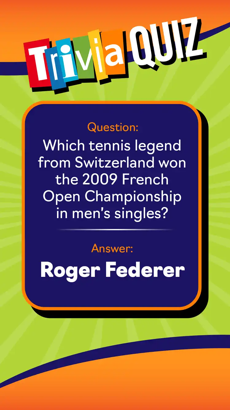 Trivia Quiz  Federer