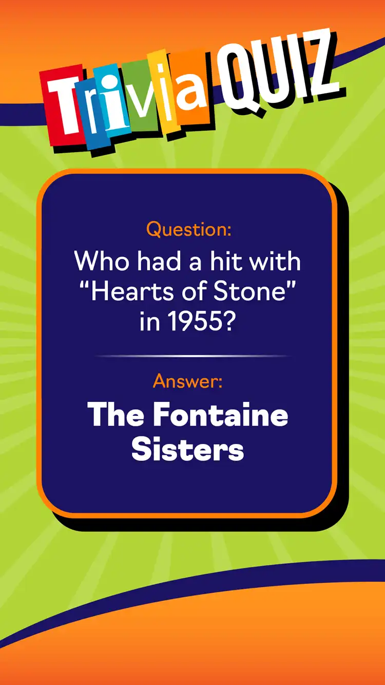 Trivia Quiz  Fontaine Sisters