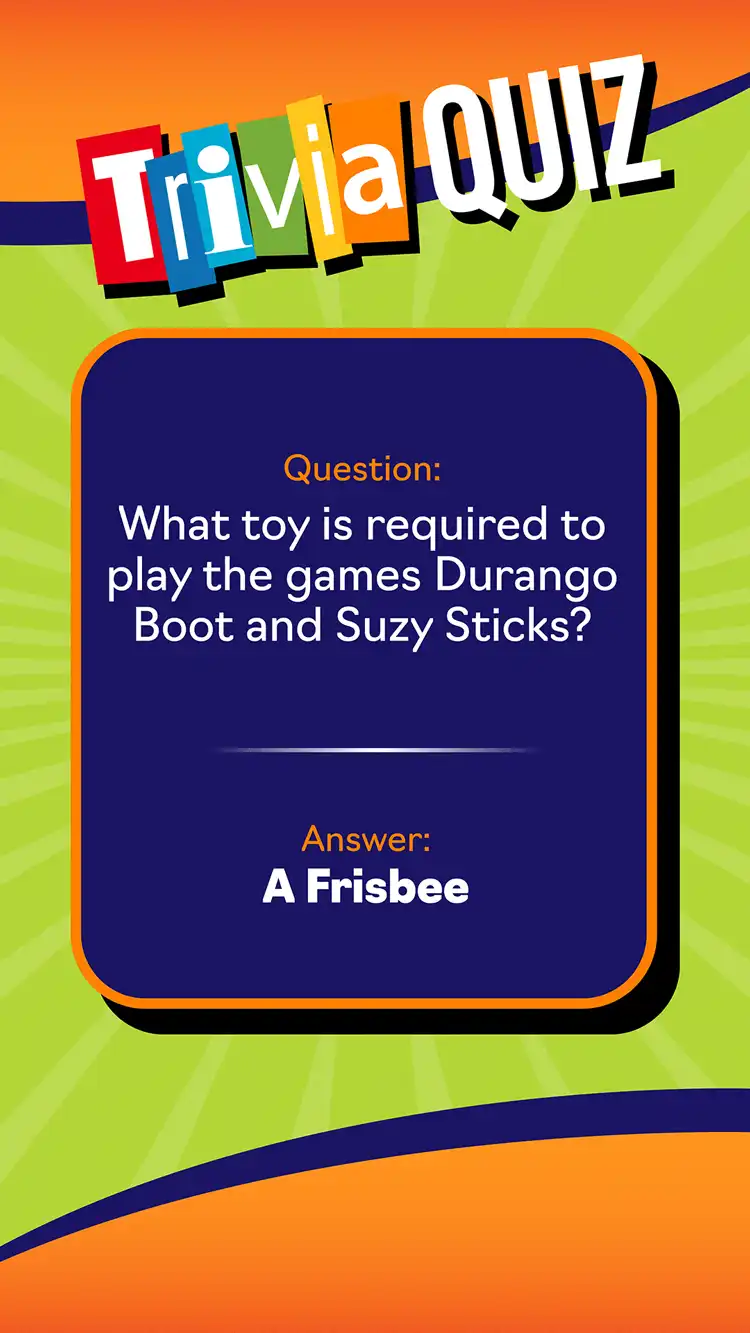 Trivia Quiz  Frisbee