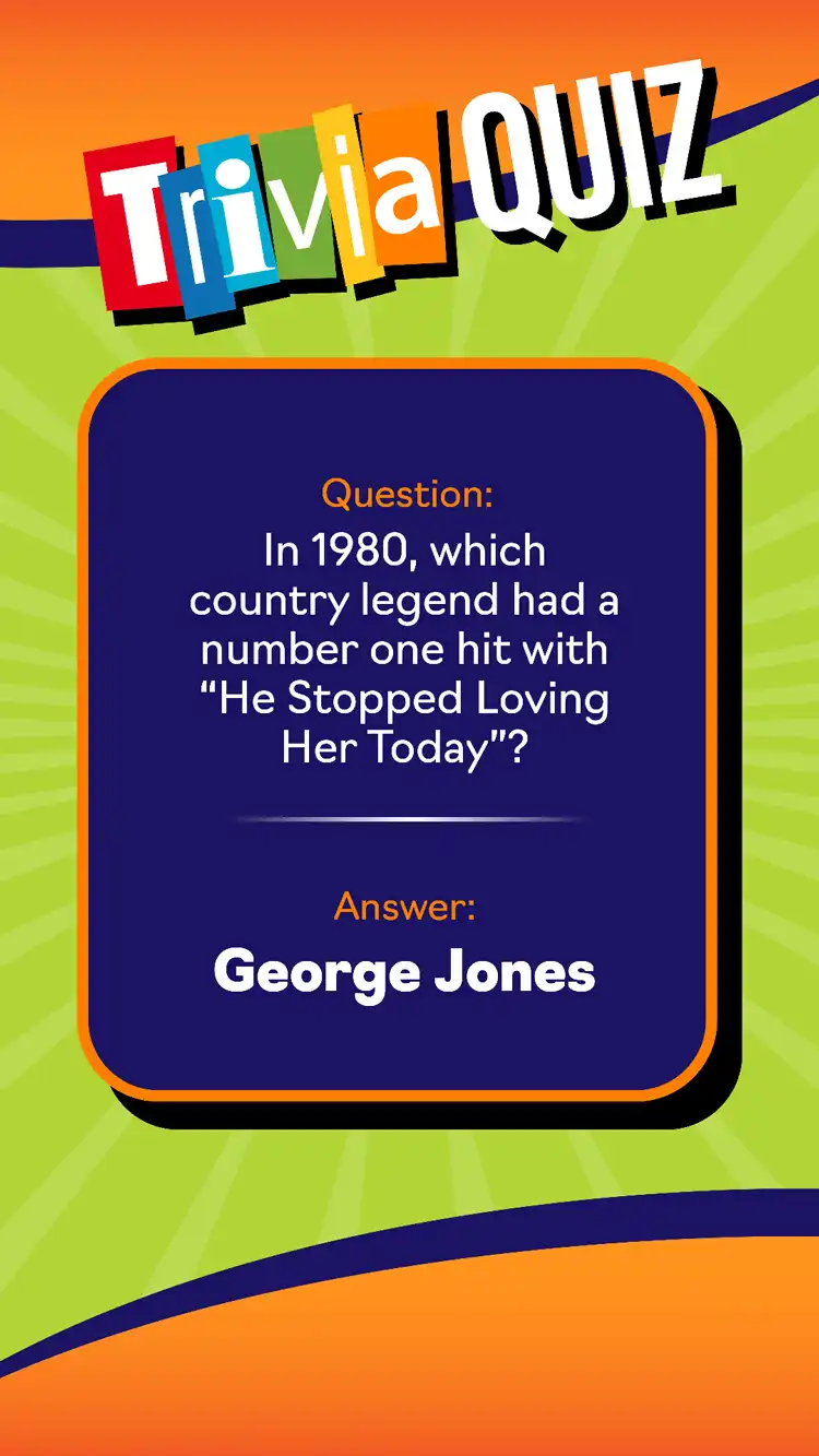 Trivia Quiz  George Jones