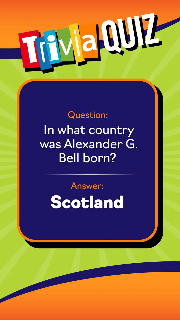 Trivia Quiz  Graham Bell