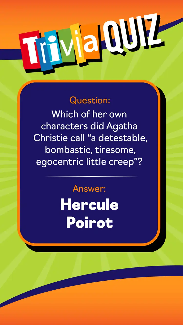 Trivia Quiz  Hercule Poirot