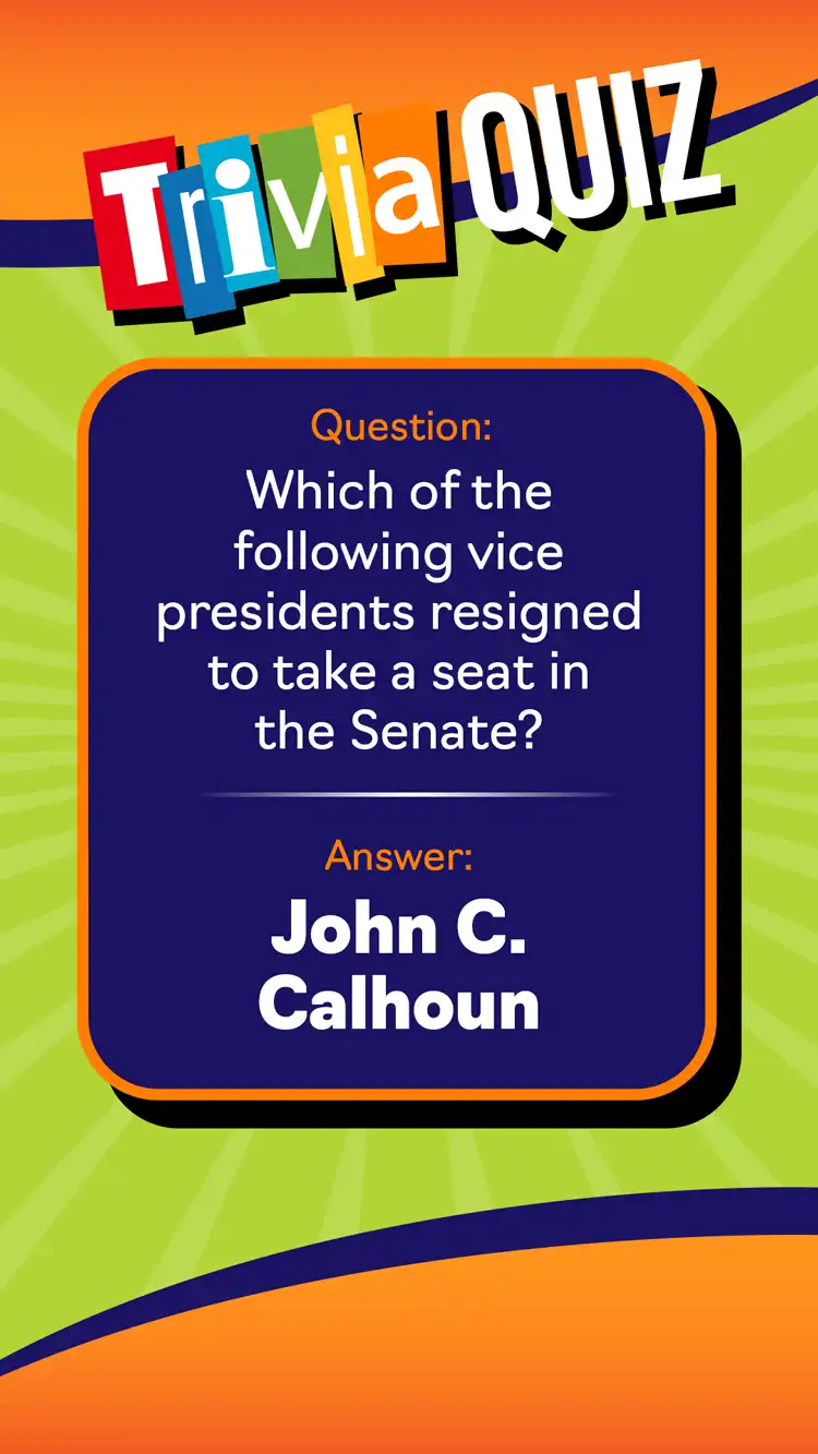 Trivia Quiz J Calhoun