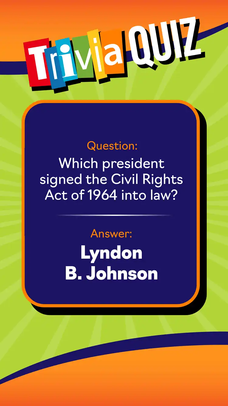Trivia Quiz LB Johnson