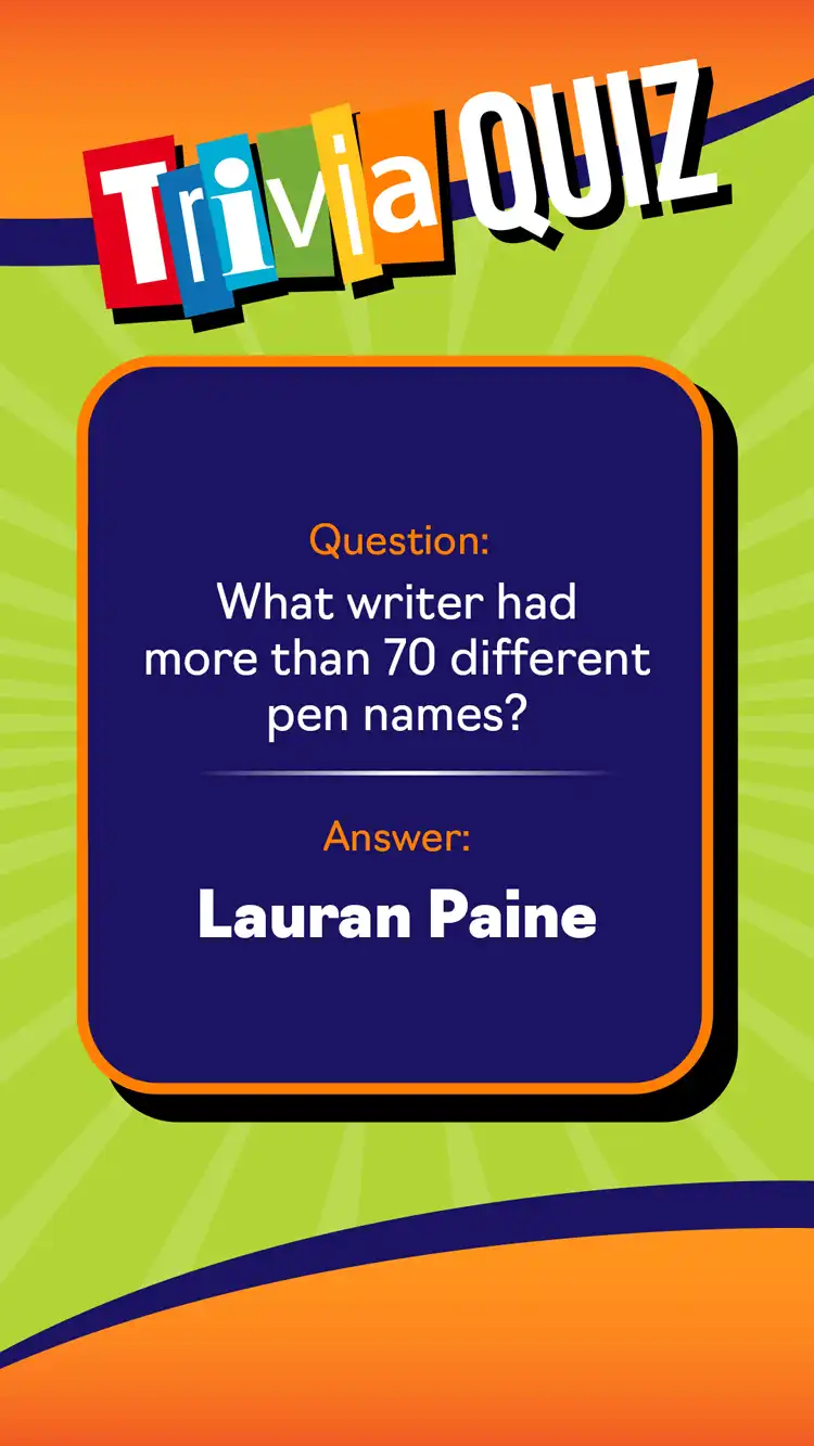 Trivia Quiz  Lauran Paine