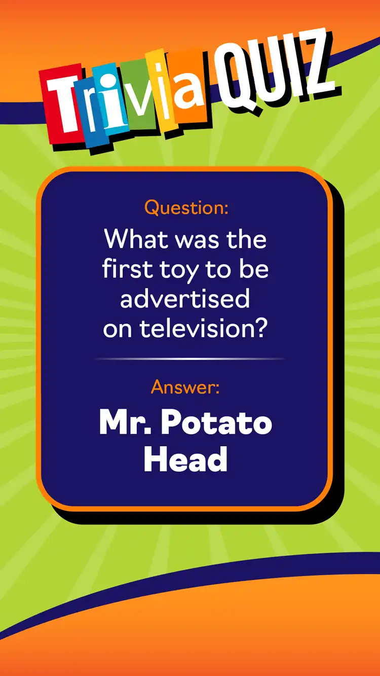Trivia Quiz  Mr Potato Head