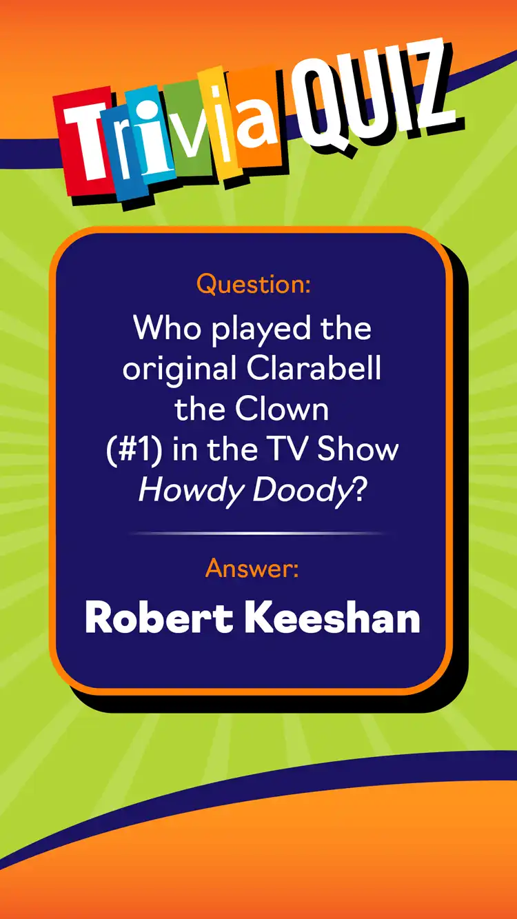 Trivia Quiz  Rob Keeshan