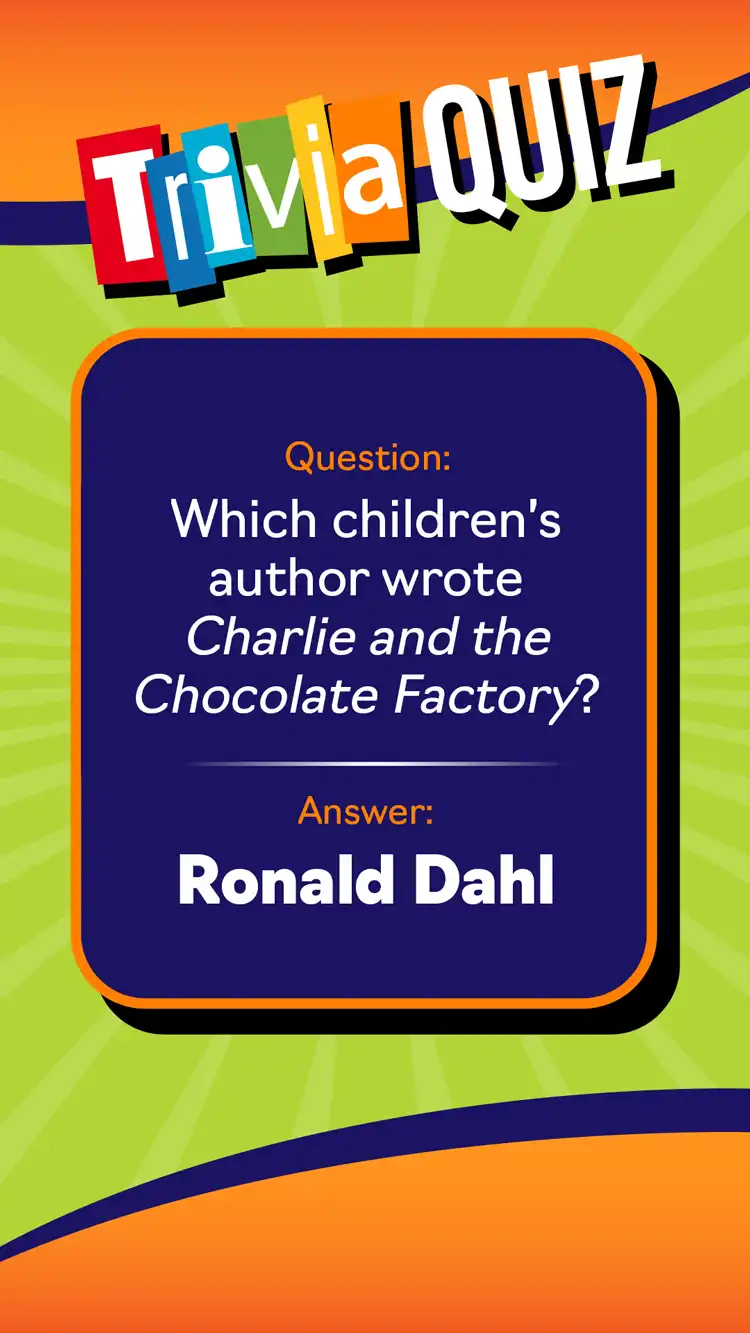 Trivia Quiz  Ronald Dahl