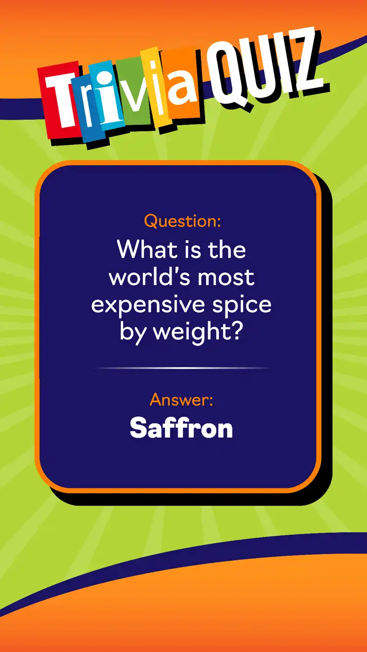Trivia Quiz  Saffron