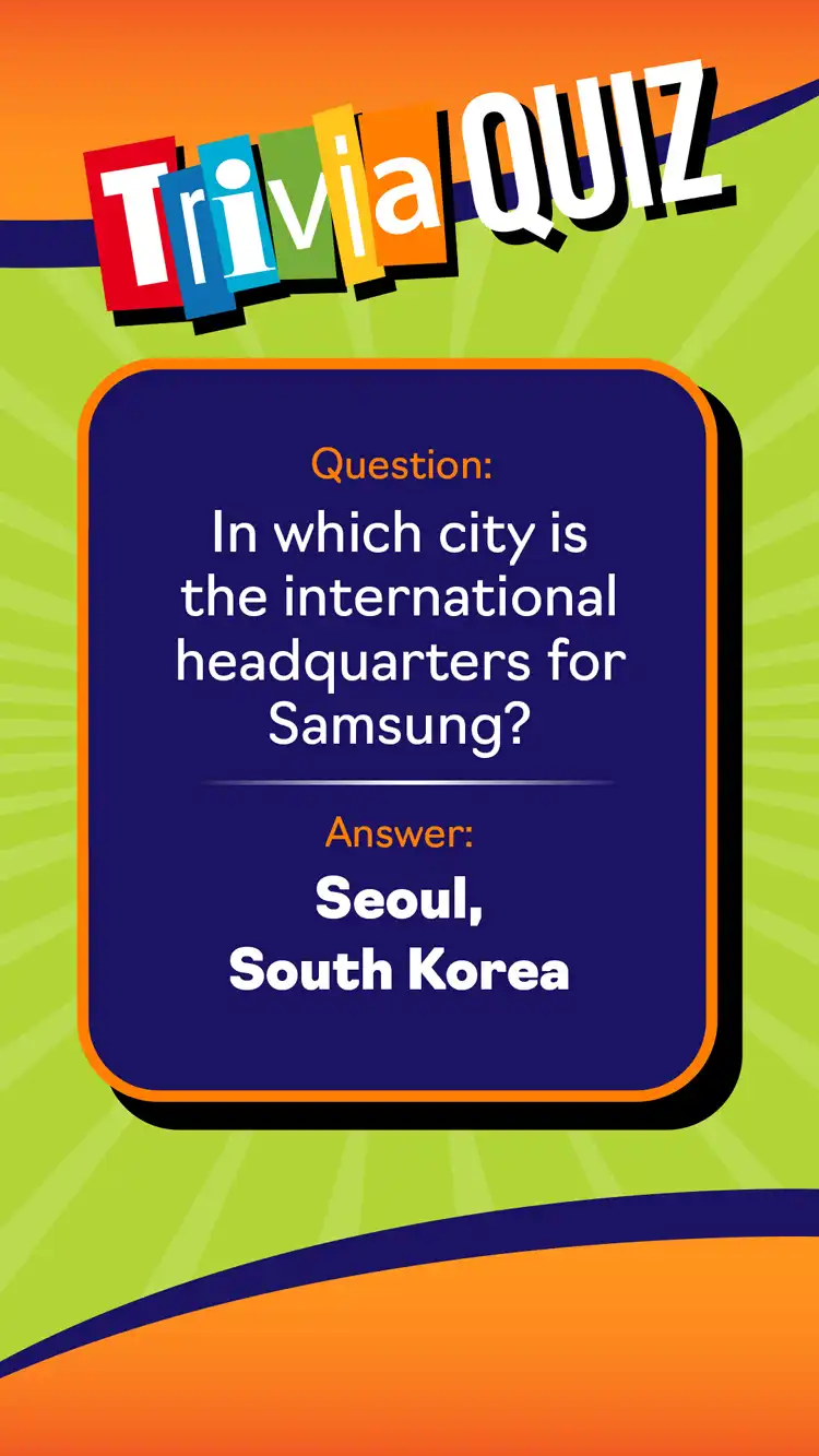 Trivia Quiz  Samsung