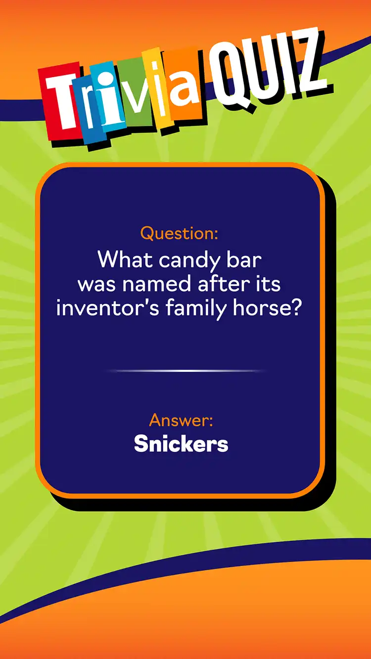 Trivia Quiz  Snickers