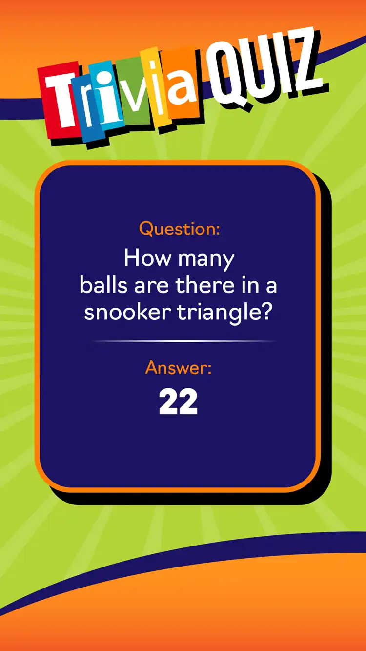 Trivia Quiz  Snooker Triangle