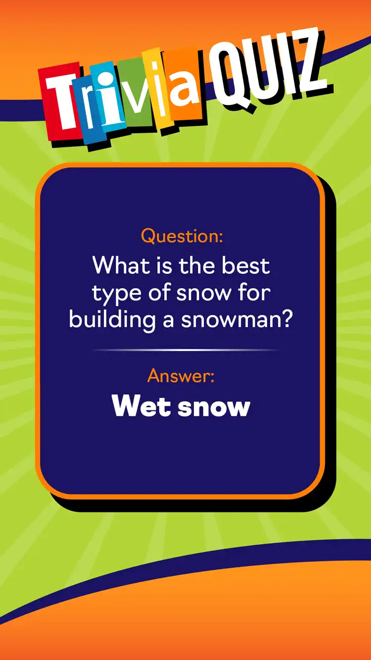 Trivia Quiz  Snowman