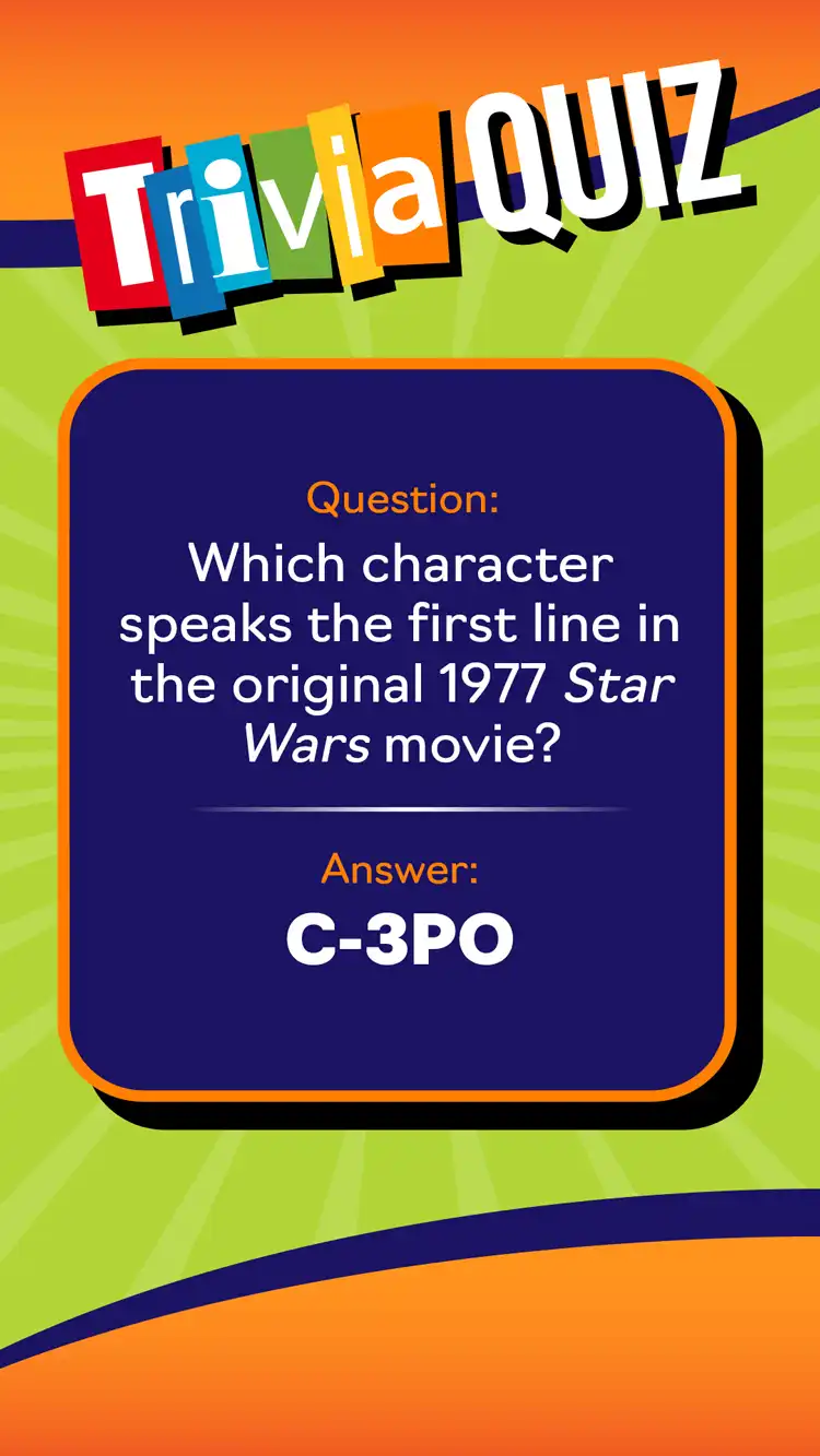 Trivia Quiz  Star Wars