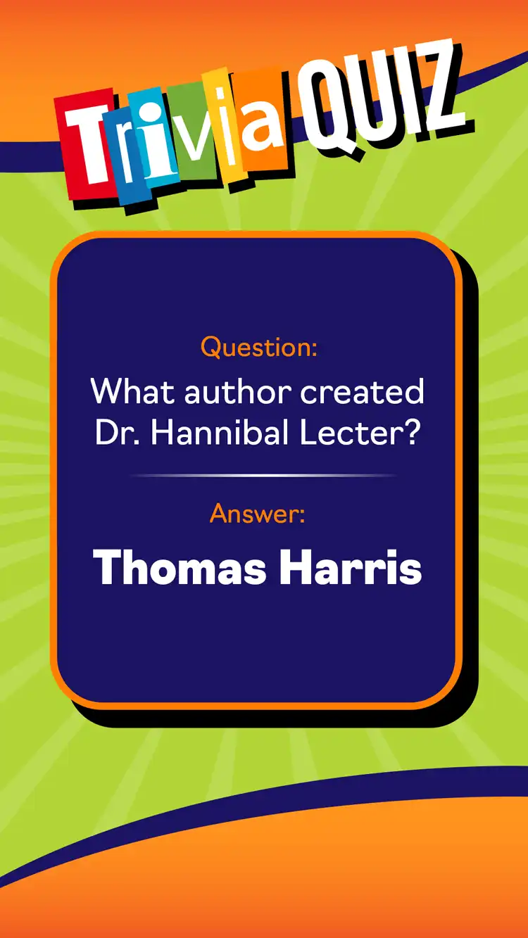 Trivia Quiz  Thomas Harris