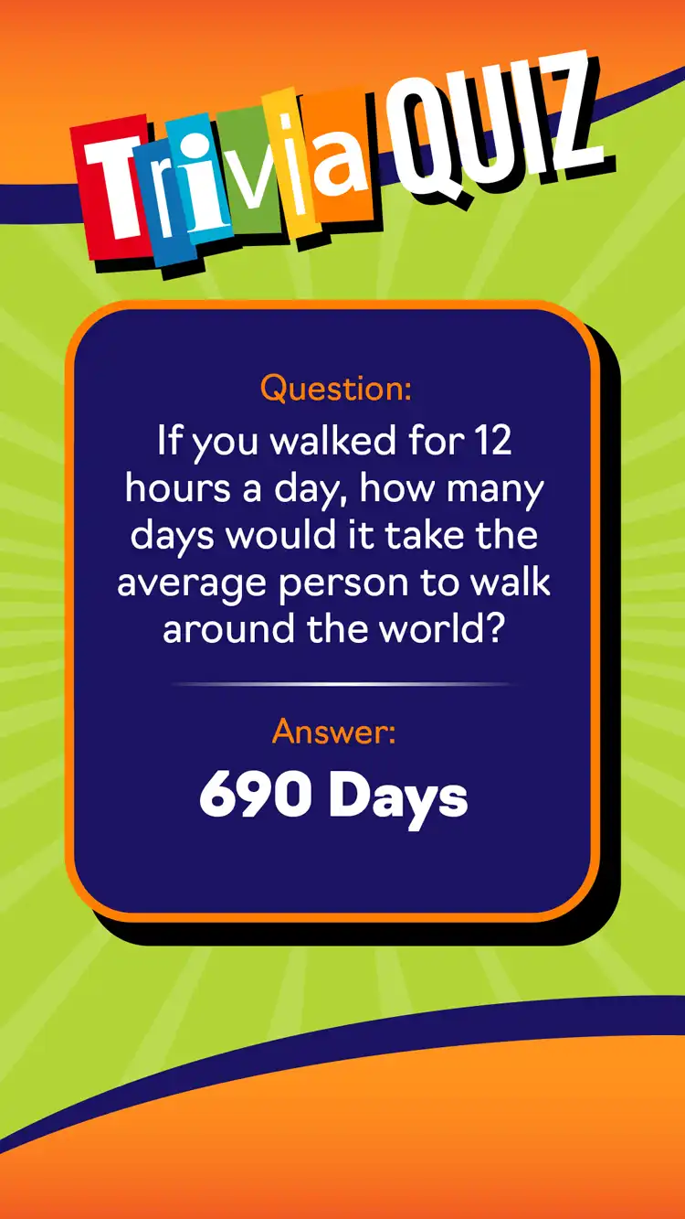 Trivia Quiz  Walk Around World
