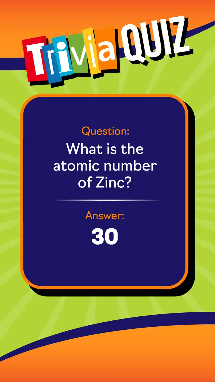 Trivia Quiz  Zinc