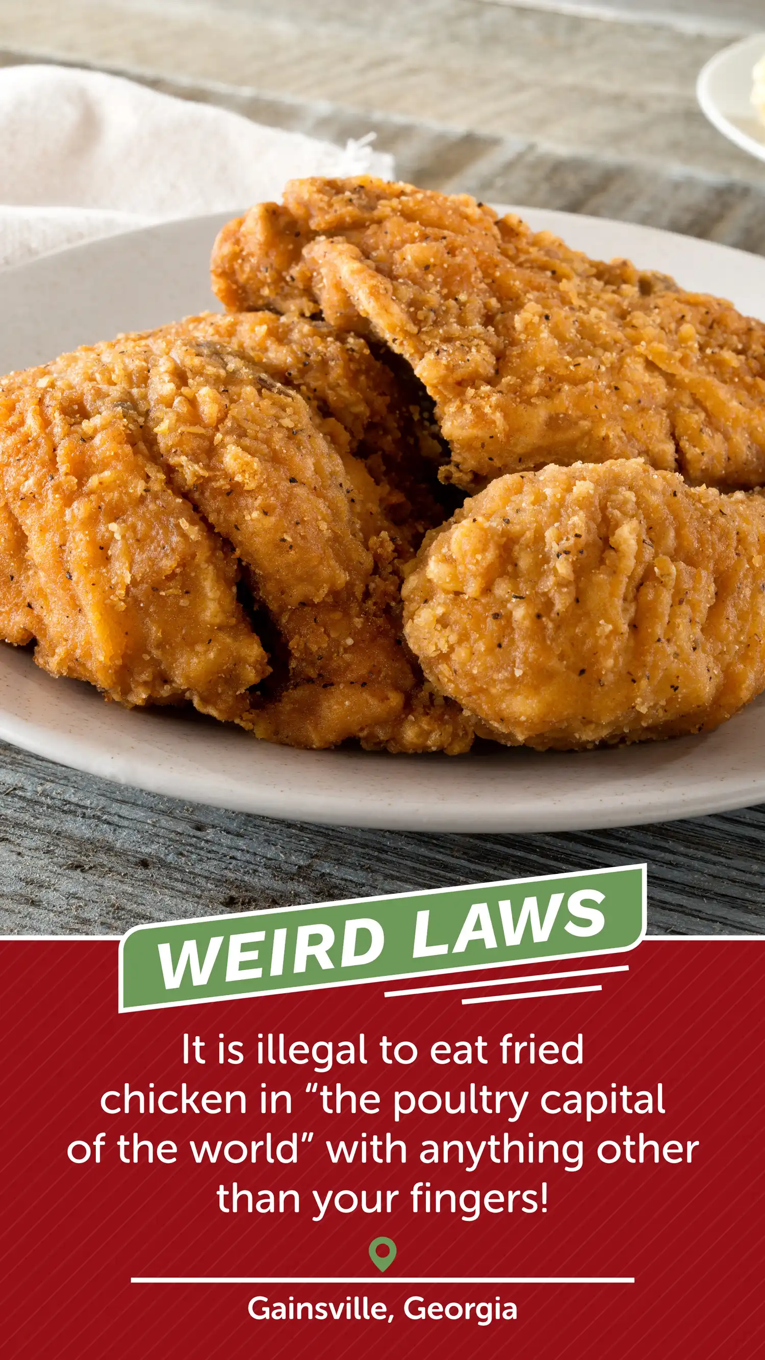 Weird Laws GA Chicken