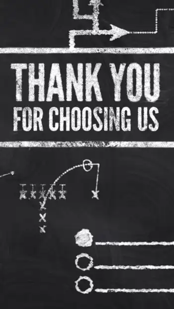 Chalkboard Thank You